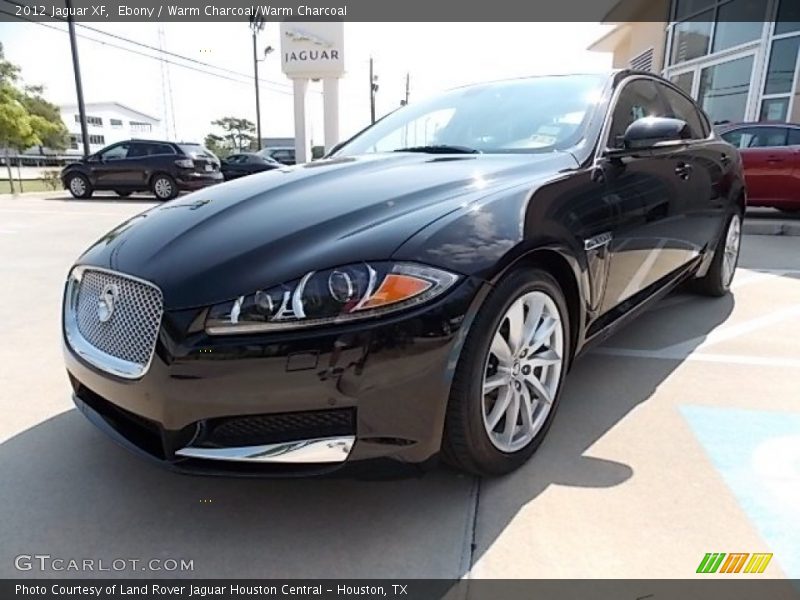 Ebony / Warm Charcoal/Warm Charcoal 2012 Jaguar XF