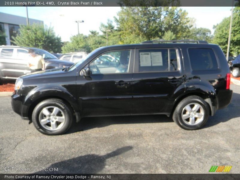 Crystal Black Pearl / Black 2010 Honda Pilot EX-L 4WD