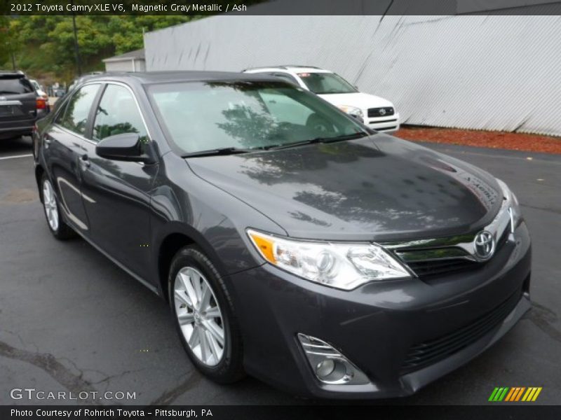 Magnetic Gray Metallic / Ash 2012 Toyota Camry XLE V6