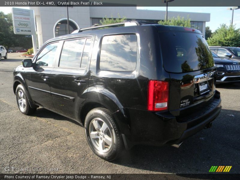 Crystal Black Pearl / Black 2010 Honda Pilot EX-L 4WD