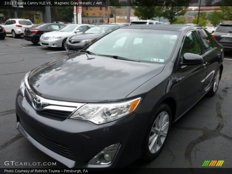 Magnetic Gray Metallic / Ash 2012 Toyota Camry XLE V6