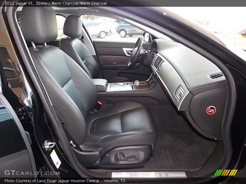 Ebony / Warm Charcoal/Warm Charcoal 2012 Jaguar XF