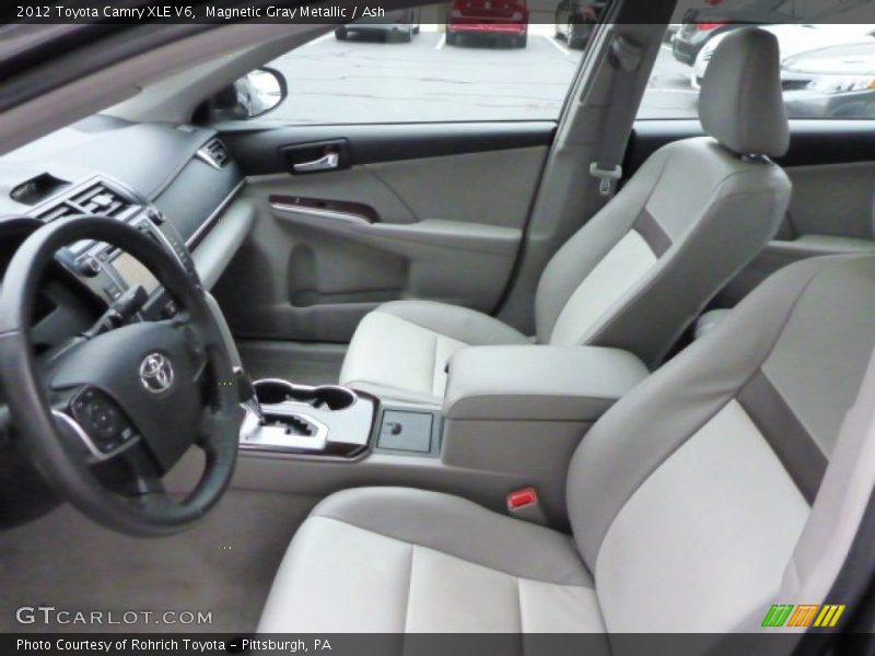 Magnetic Gray Metallic / Ash 2012 Toyota Camry XLE V6