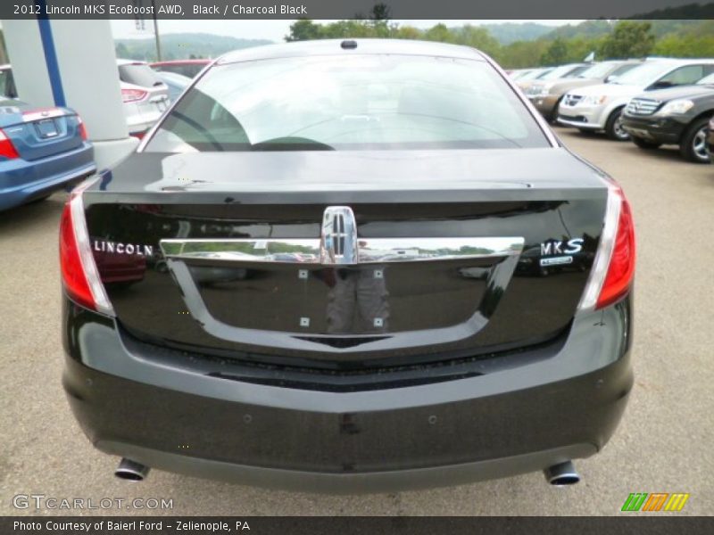 Black / Charcoal Black 2012 Lincoln MKS EcoBoost AWD
