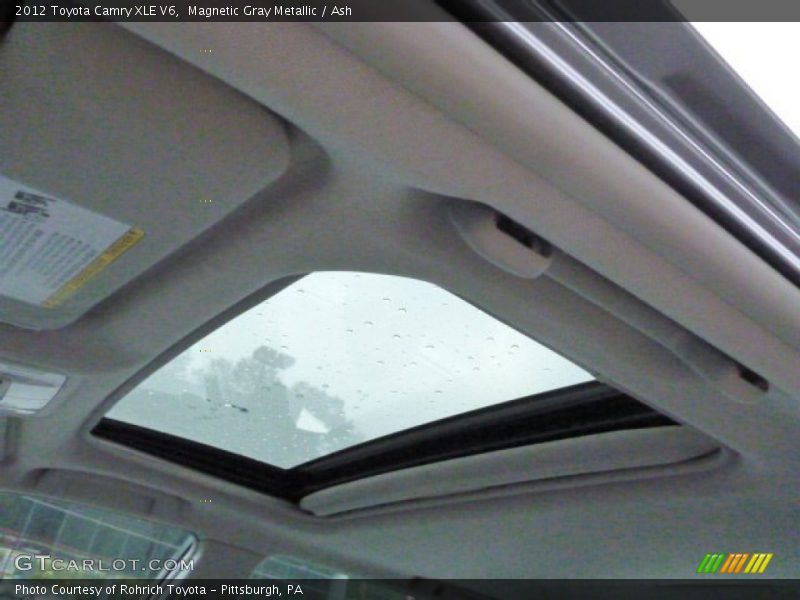 Magnetic Gray Metallic / Ash 2012 Toyota Camry XLE V6