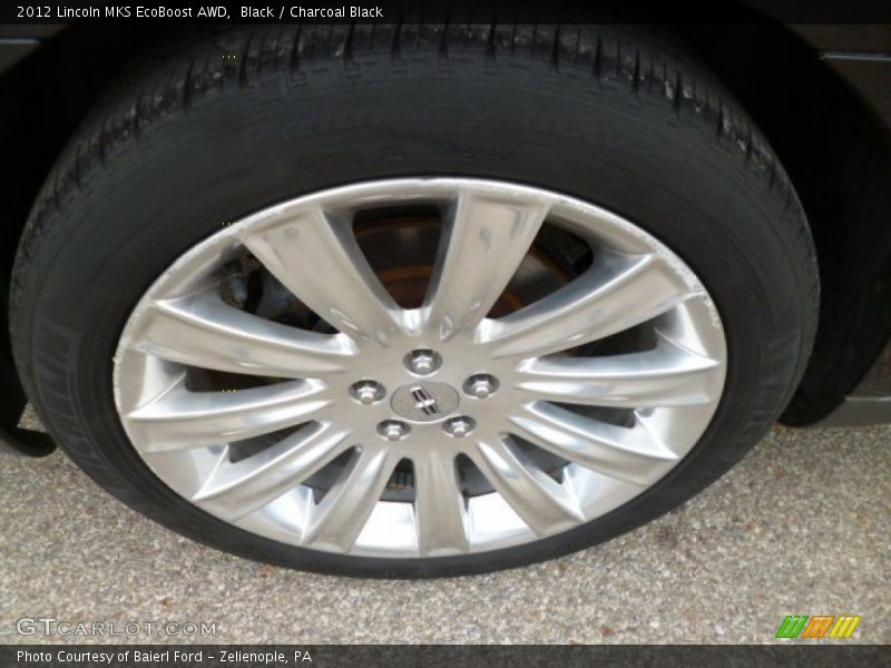Black / Charcoal Black 2012 Lincoln MKS EcoBoost AWD