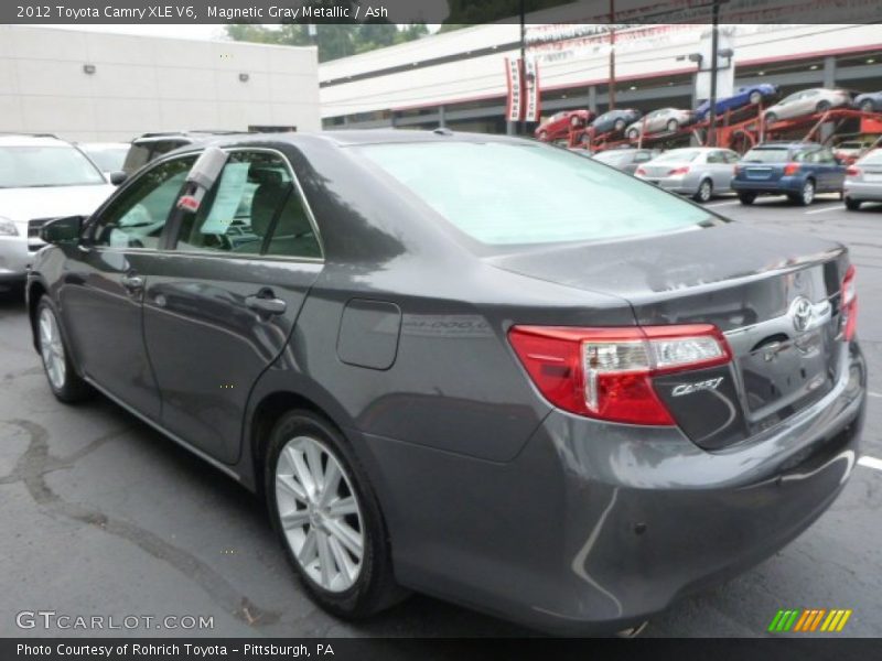 Magnetic Gray Metallic / Ash 2012 Toyota Camry XLE V6