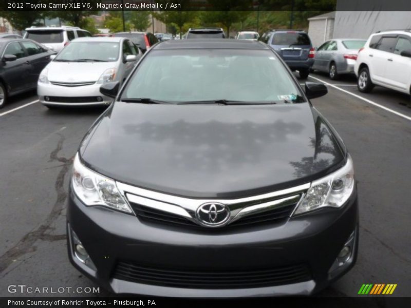 Magnetic Gray Metallic / Ash 2012 Toyota Camry XLE V6