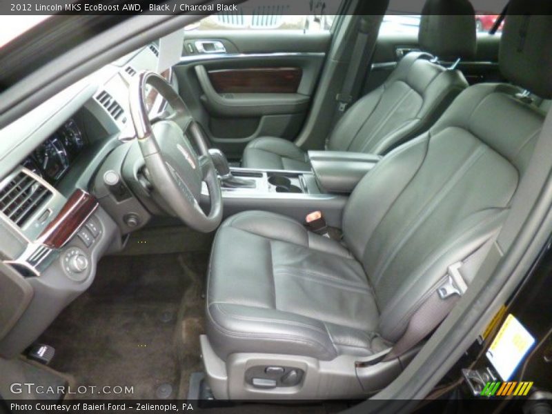 Black / Charcoal Black 2012 Lincoln MKS EcoBoost AWD
