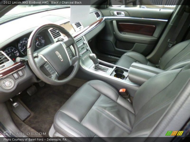 Charcoal Black Interior - 2012 MKS EcoBoost AWD 