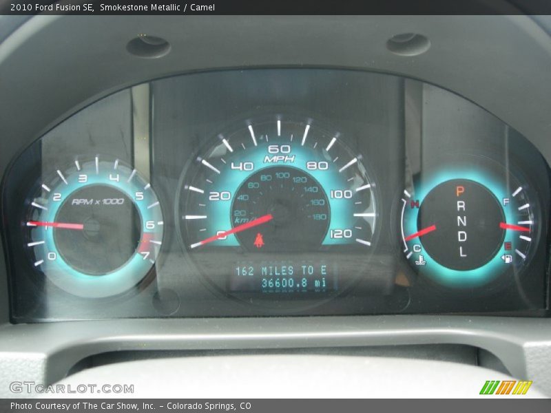 Smokestone Metallic / Camel 2010 Ford Fusion SE