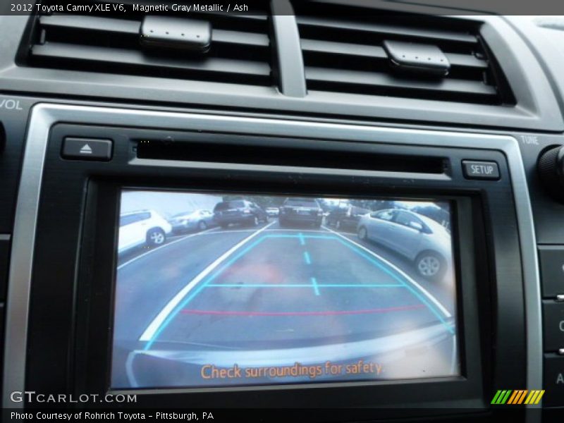 Magnetic Gray Metallic / Ash 2012 Toyota Camry XLE V6