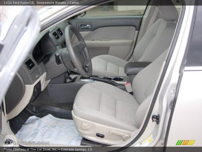 Smokestone Metallic / Camel 2010 Ford Fusion SE