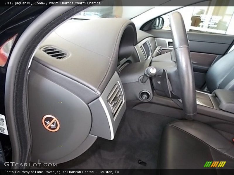 Ebony / Warm Charcoal/Warm Charcoal 2012 Jaguar XF