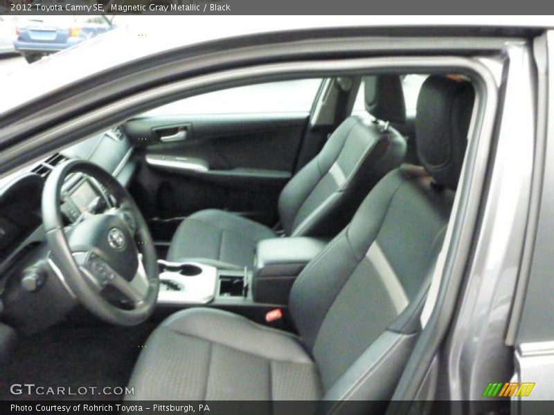 Magnetic Gray Metallic / Black 2012 Toyota Camry SE