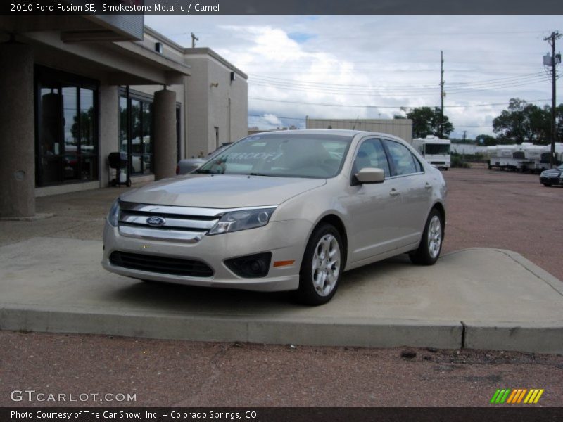 Smokestone Metallic / Camel 2010 Ford Fusion SE