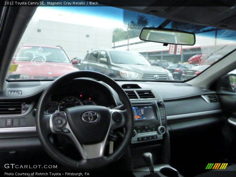 Magnetic Gray Metallic / Black 2012 Toyota Camry SE