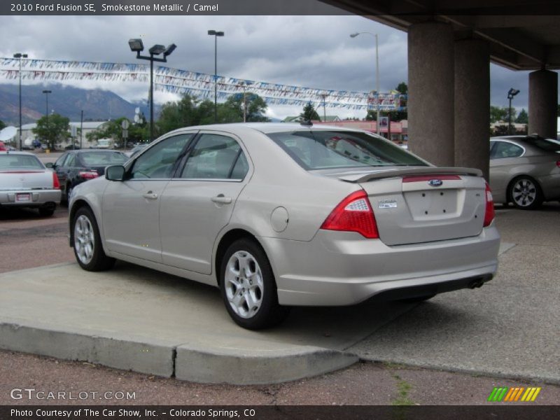 Smokestone Metallic / Camel 2010 Ford Fusion SE