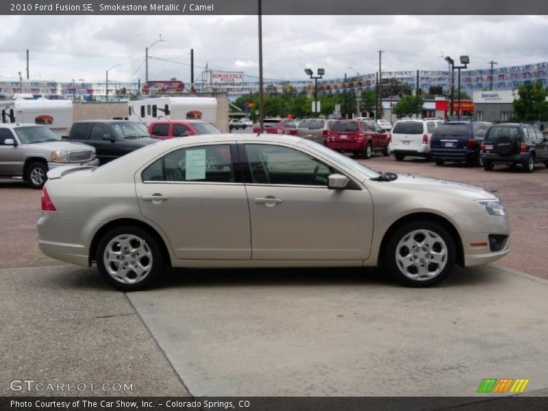Smokestone Metallic / Camel 2010 Ford Fusion SE
