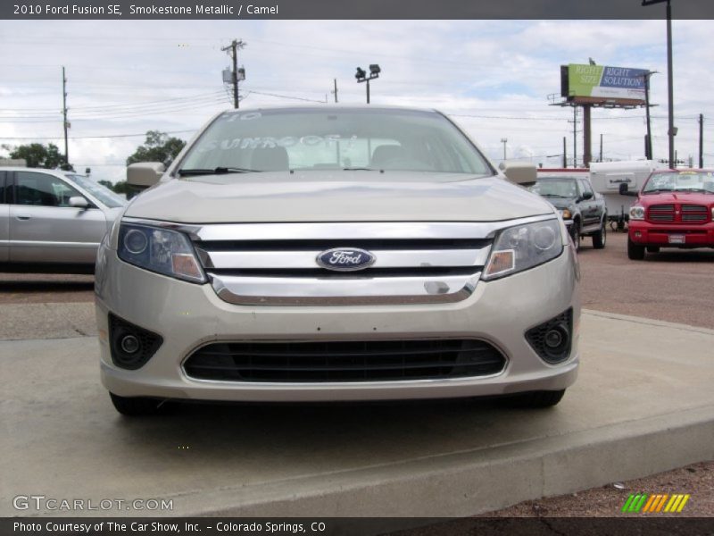 Smokestone Metallic / Camel 2010 Ford Fusion SE