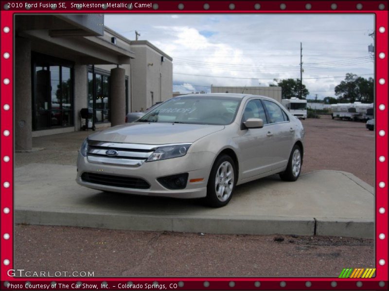 Smokestone Metallic / Camel 2010 Ford Fusion SE