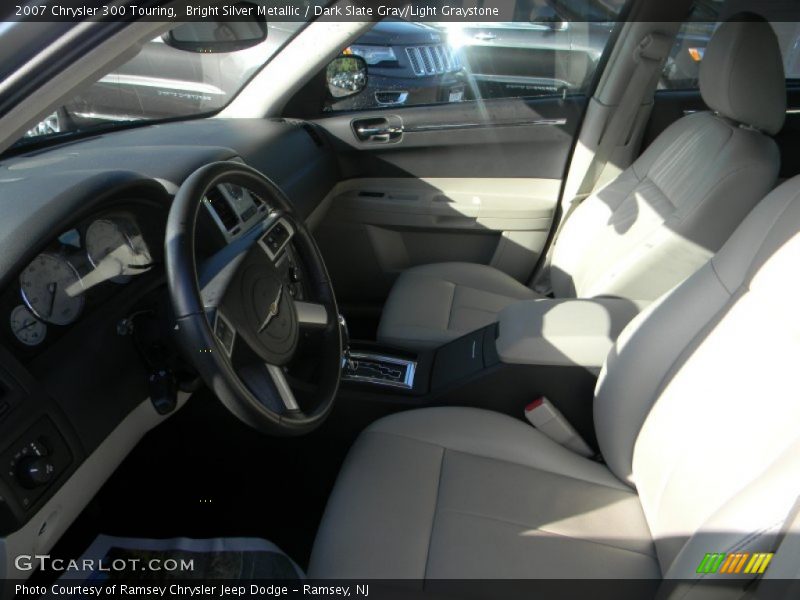 Bright Silver Metallic / Dark Slate Gray/Light Graystone 2007 Chrysler 300 Touring