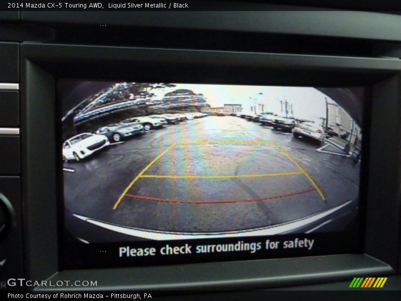 Liquid Silver Metallic / Black 2014 Mazda CX-5 Touring AWD