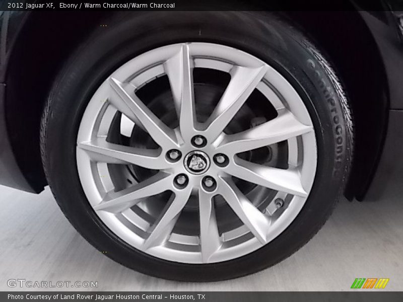 Ebony / Warm Charcoal/Warm Charcoal 2012 Jaguar XF