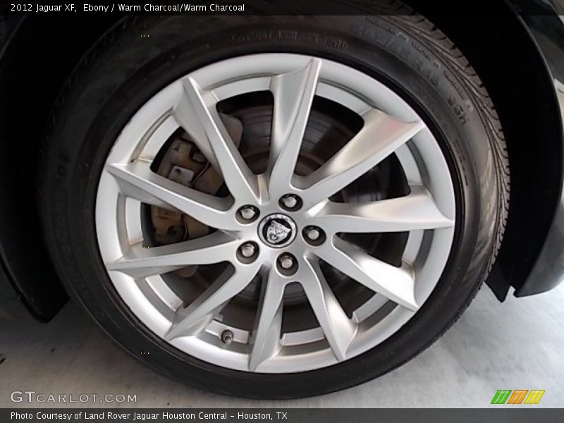 Ebony / Warm Charcoal/Warm Charcoal 2012 Jaguar XF
