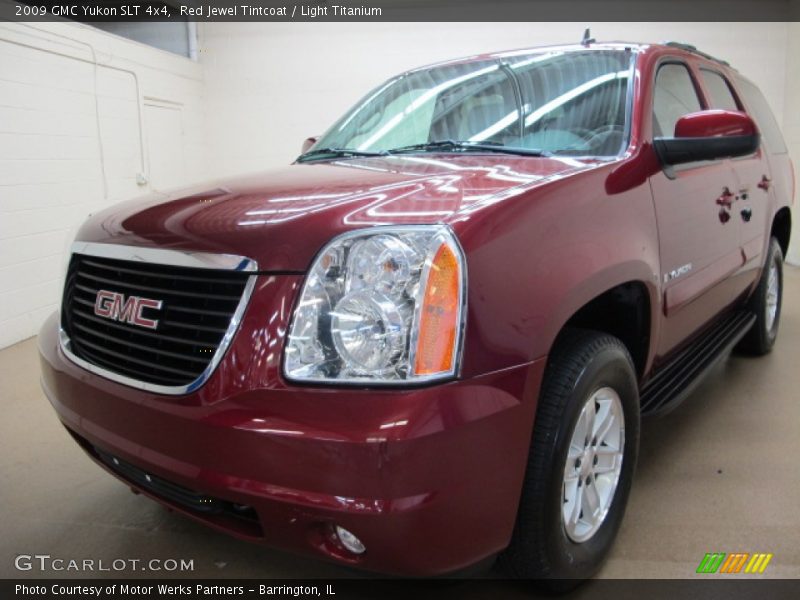 Red Jewel Tintcoat / Light Titanium 2009 GMC Yukon SLT 4x4