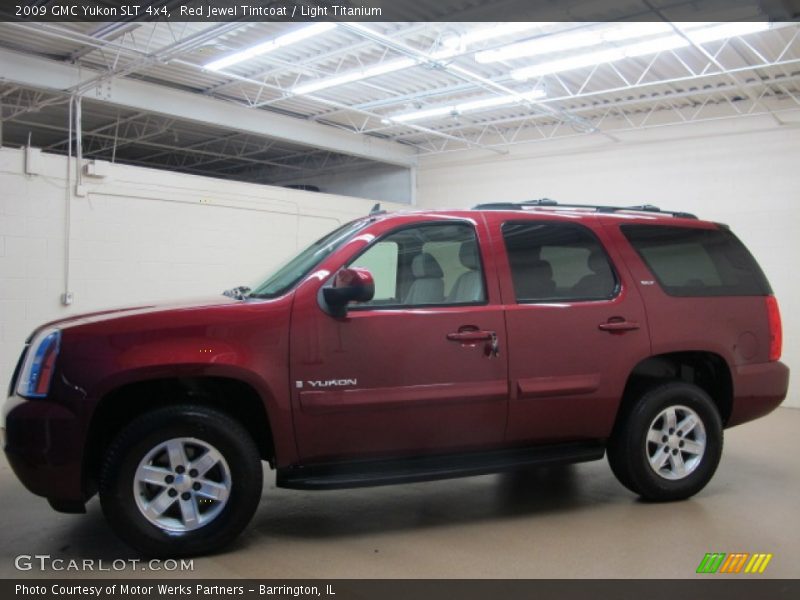 Red Jewel Tintcoat / Light Titanium 2009 GMC Yukon SLT 4x4