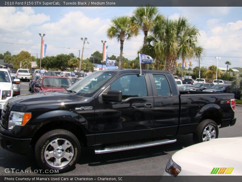 Tuxedo Black / Medium Stone 2010 Ford F150 STX SuperCab