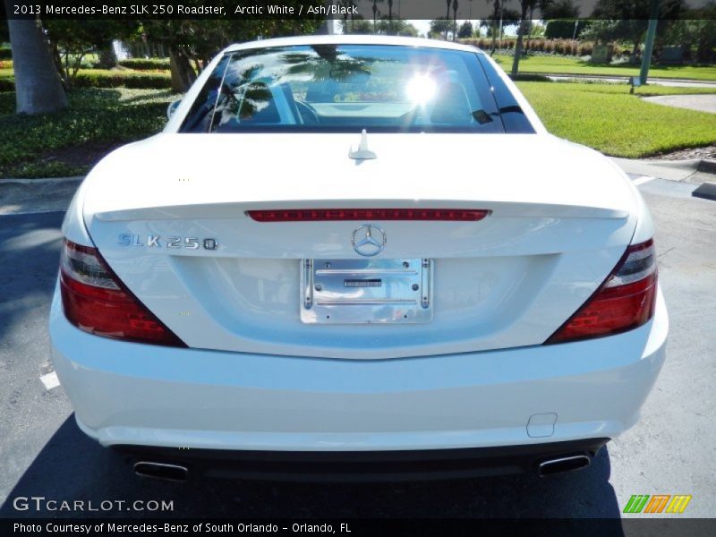Arctic White / Ash/Black 2013 Mercedes-Benz SLK 250 Roadster