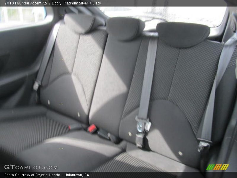 Platinum Silver / Black 2010 Hyundai Accent GS 3 Door