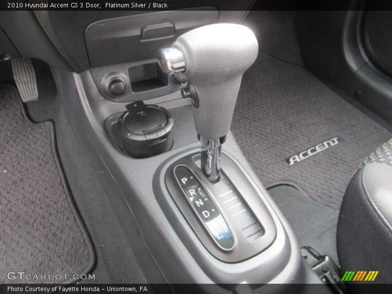 Platinum Silver / Black 2010 Hyundai Accent GS 3 Door