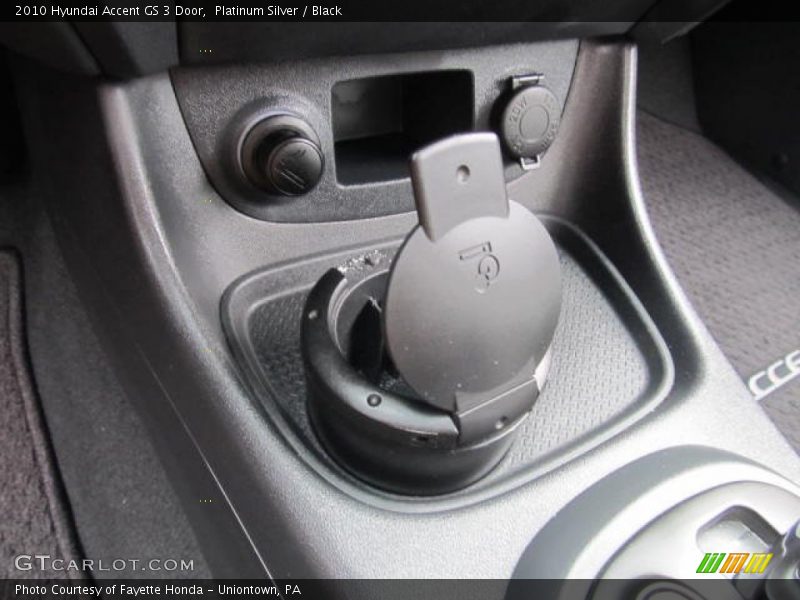 Platinum Silver / Black 2010 Hyundai Accent GS 3 Door