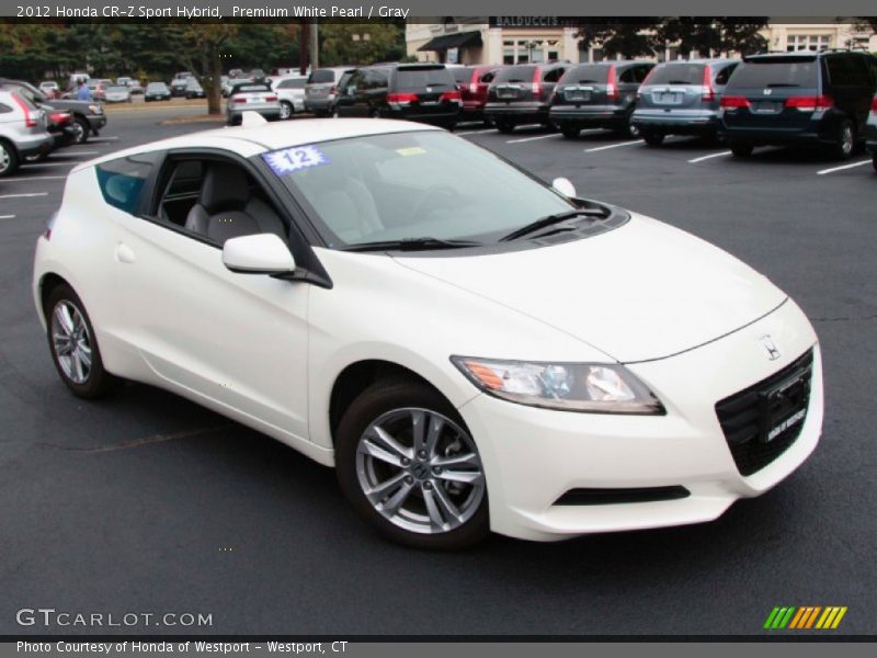Front 3/4 View of 2012 CR-Z Sport Hybrid
