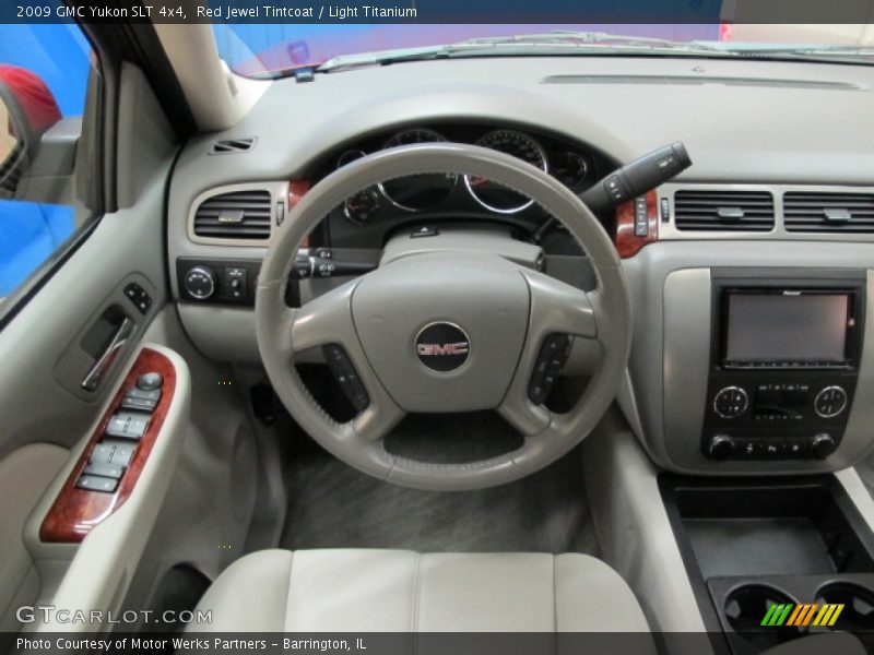 Red Jewel Tintcoat / Light Titanium 2009 GMC Yukon SLT 4x4