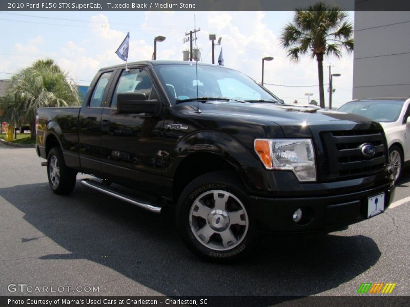 Tuxedo Black / Medium Stone 2010 Ford F150 STX SuperCab