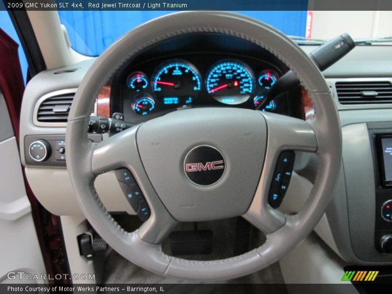 Red Jewel Tintcoat / Light Titanium 2009 GMC Yukon SLT 4x4