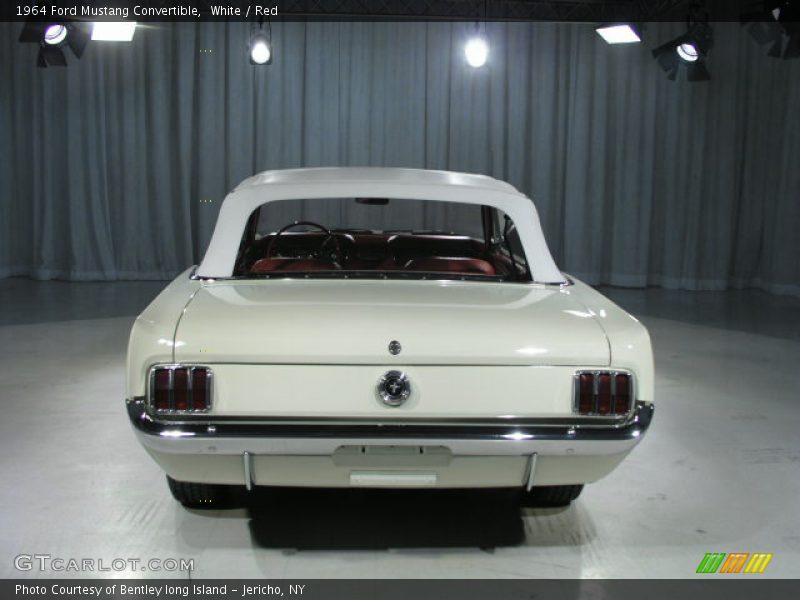 White / Red 1964 Ford Mustang Convertible