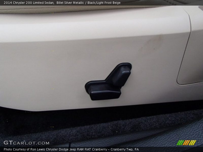 Billet Silver Metallic / Black/Light Frost Beige 2014 Chrysler 200 Limited Sedan