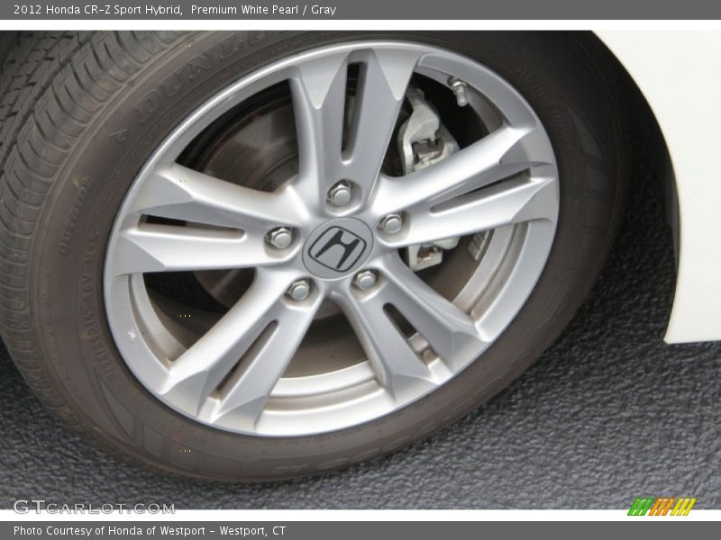 Premium White Pearl / Gray 2012 Honda CR-Z Sport Hybrid