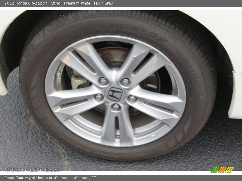 Premium White Pearl / Gray 2012 Honda CR-Z Sport Hybrid