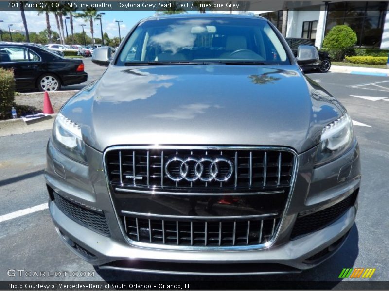 Daytona Grey Pearl Effect / Limestone Grey 2011 Audi Q7 3.0 TFSI S line quattro