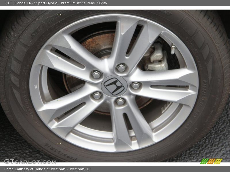 Premium White Pearl / Gray 2012 Honda CR-Z Sport Hybrid