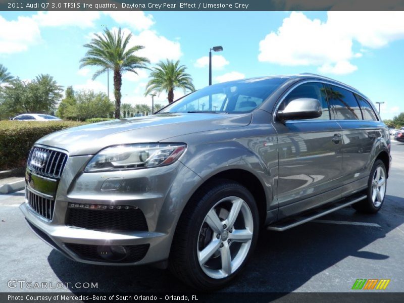 Daytona Grey Pearl Effect / Limestone Grey 2011 Audi Q7 3.0 TFSI S line quattro