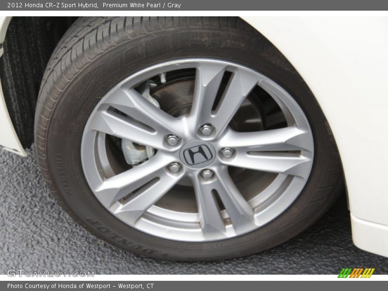 Premium White Pearl / Gray 2012 Honda CR-Z Sport Hybrid