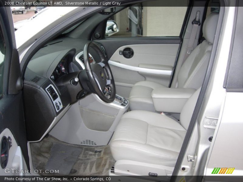 Silverstone Metallic / Light Gray 2008 Chevrolet Equinox LT AWD