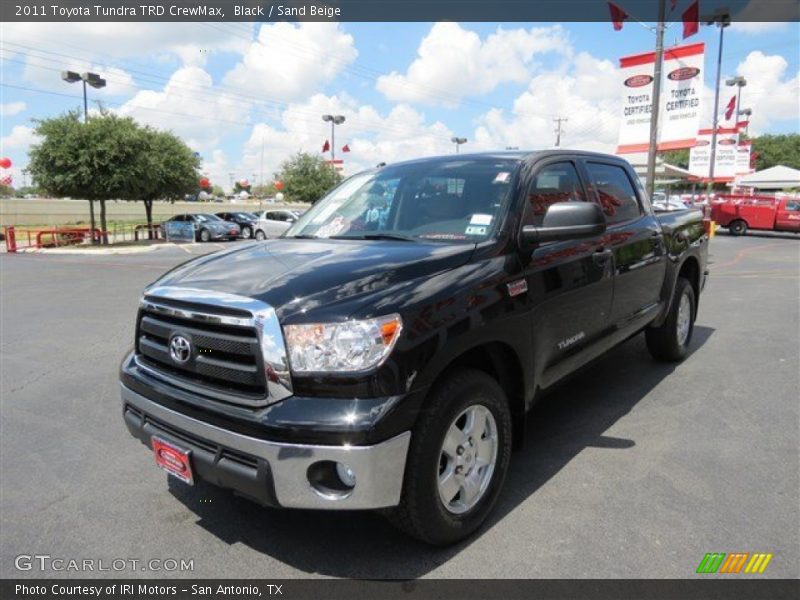 Black / Sand Beige 2011 Toyota Tundra TRD CrewMax